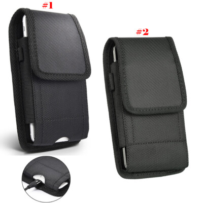 Cell Phone Holster Pouch Wallet Case With Belt Clip For iPhone Samsung S M L XL