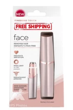 Facial Hair Remover for Women, Rose Gold Face Razor with LED Light