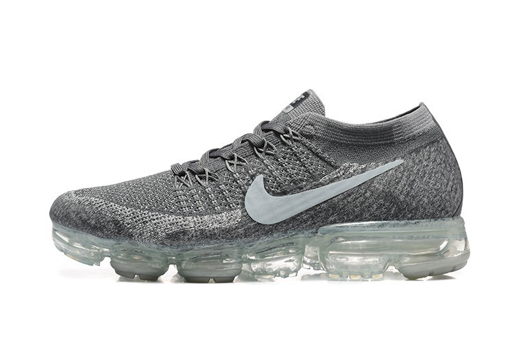 DS Men’s Nike Air VaporMax Flyknit 1 Grey Brand New Shoes