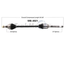 SurTrack MB-8021 Front Passenger Right CV Axle Shaft For Benz X164 W164 AWD