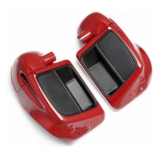 Wicked Red Lower Vented Leg Fairings For Harley Road King Street Glide 2014-2024