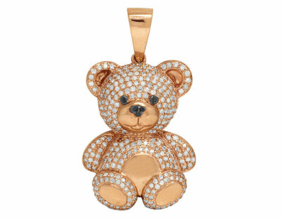 Teddy Bear Charm Pendant Gift 