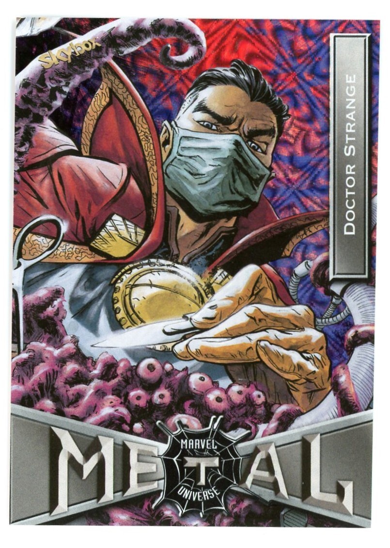 2021 SkyBox Metal Universe Marvel Spider-Man Grandiose Doctor Strange #23