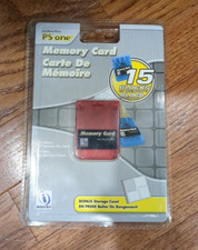 New InterAct Sony PlayStation 1 PS1 Memory Card Case Holder NOS Sealed