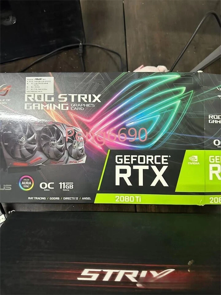 ASUS ROG Strix NVIDIA GeForce RTX 2080 TI OC 11GB GDDR6 Graphics Card - Image 2 of 4