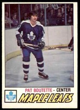 1977-78 O-Pee-Chee Pat Boutette Toronto Maple Leafs #284