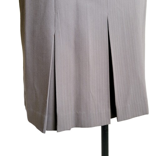 Jones Wear Career 2pc Skirt Suit Blazer Jacket Women Size 8 & 10 Brown Pinstripe - Picture 9 of 24