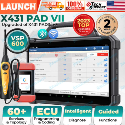 2023 LAUNCH X431 PAD VII PRO Heavy Duty Truck Diagnostic Scanner K Programming