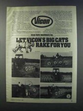1981 Vicon Rakes Ad - Sprintmaster, Acrobat, Atleet