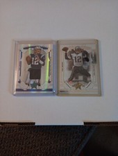 2 Card Lot 2008 Tom Brady R&S Longevity Sapphire GWJersey & 2008 R&S Elements 