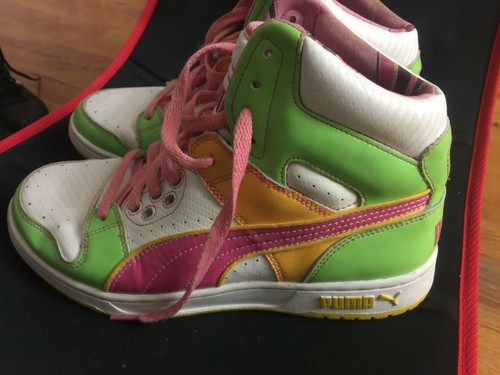 multi coloured hi tops