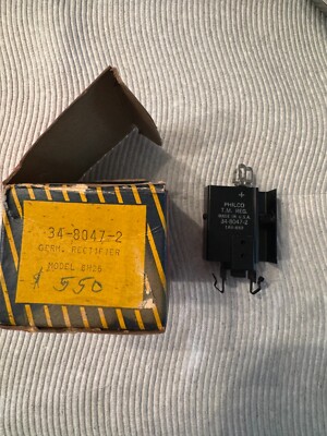 Philco 34-8047-2 Model 8H25 Germ. Rectifier Quality Control NEW