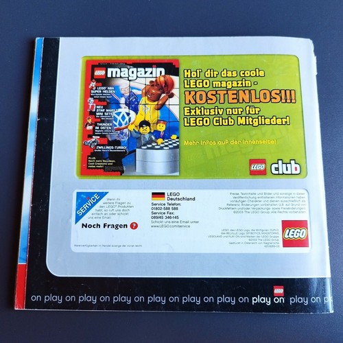 Lego catalogue from 2003, January-July . German text. 99 pages. 21 x 20 cm. - Picture 24 of 24