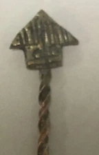 Tribal Mask Twisted Handle Vintage Souvenir Spoon Collectible