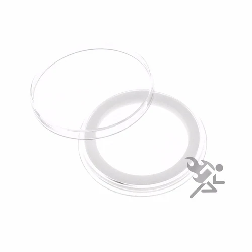 1oz Gold Eagle Coin Capsules, Air-Tite Holders 32mm White Ring, 5 Pack