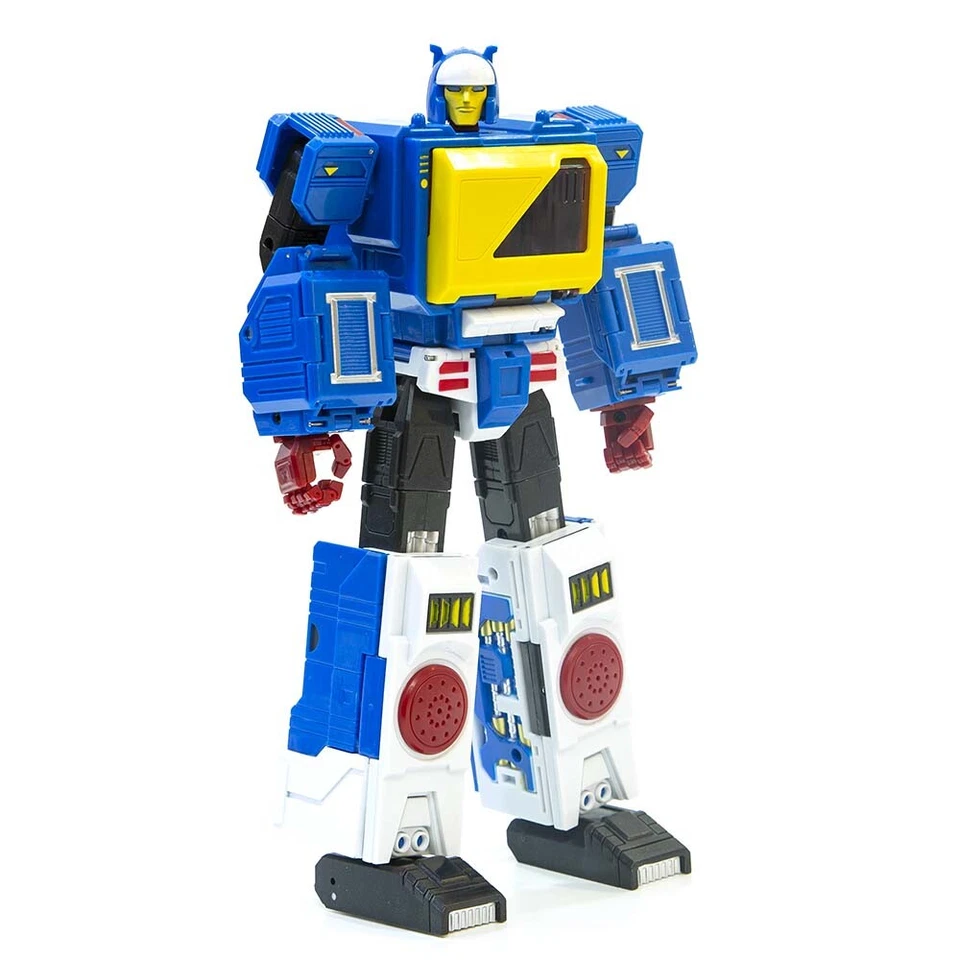 KFC Eavi Metal Phase 4B Doubledeck Blaster P-4B Blue Transformation Figure toy - Image 4 of 4