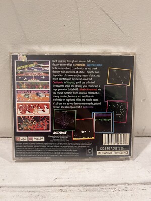 ARCADES GREATEST HITS The Atari Collection 1 PLAYSTATION 1 PS1 Mint Cib