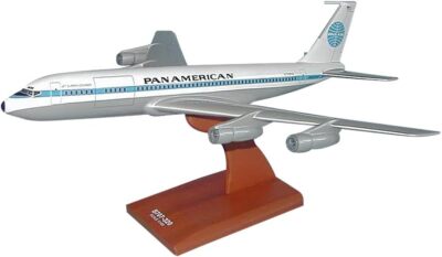 Pan Am American Boeing 707-320 Clip Courser N790PA Desk 1/100