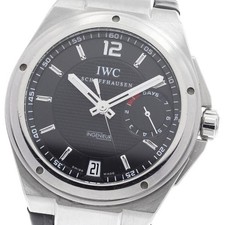 IWC SCHAFFHAUSEN BIG INGENIEUR IW500501 45mm SS Black Dial Leather Date #C086 7