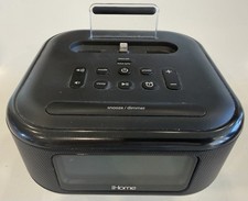 iHome iPL23 Alarm Clock FM Radio Lightning iPhone Charging Dock Station