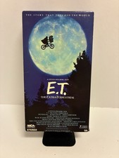 E.T. The Extra-Terrestrial VHS Tape, NEW Sealed GREEN Tab, Video Cassette, ET