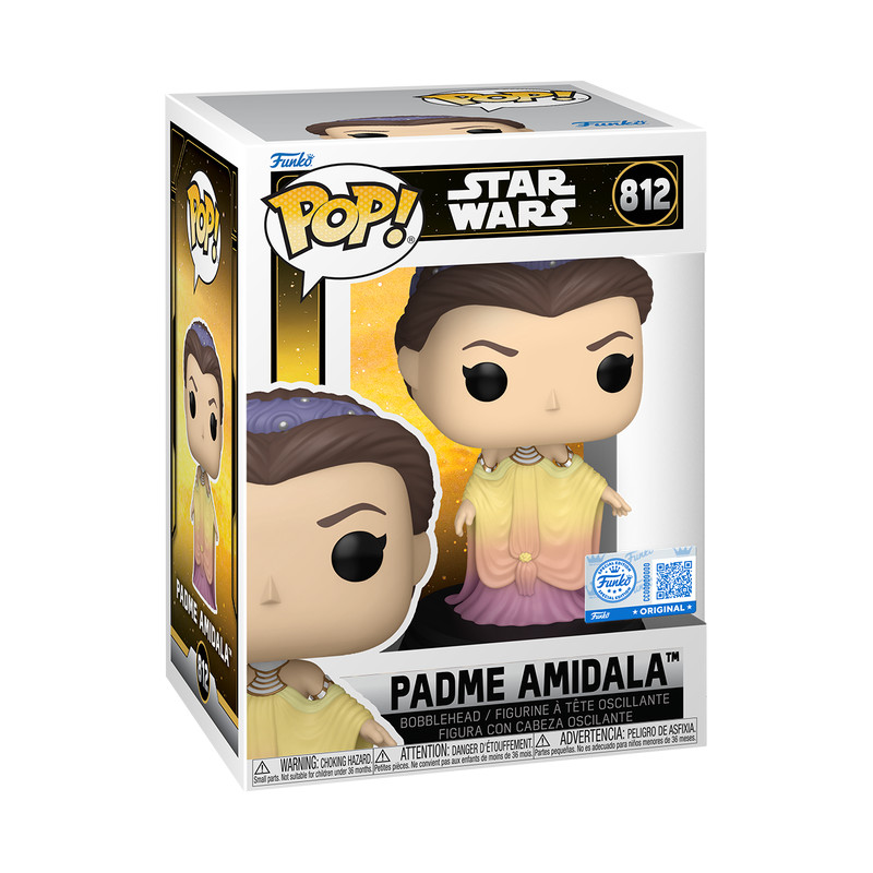 Funko POP! Figura Exclusiva Star Wars Padme Amidala 812 + Protector