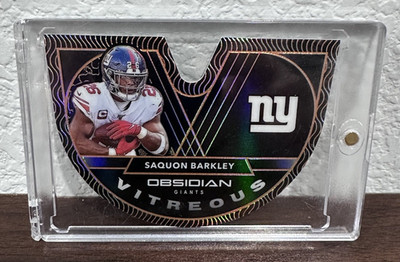 Panini 2020 Obsidian Saquon Barkley Vitreous Insert #V13 New York Giants