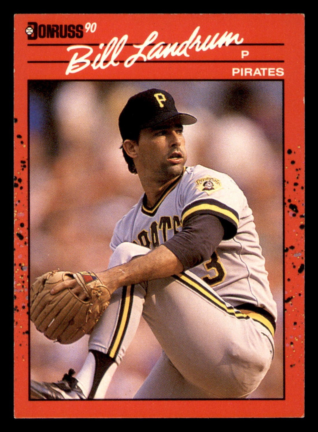 1990 Donruss #668 Bill Landrum Pirates