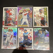 2026 Topps Series 1 Bryce Harper Philadelphia Phillies MLB 6 Card Lot