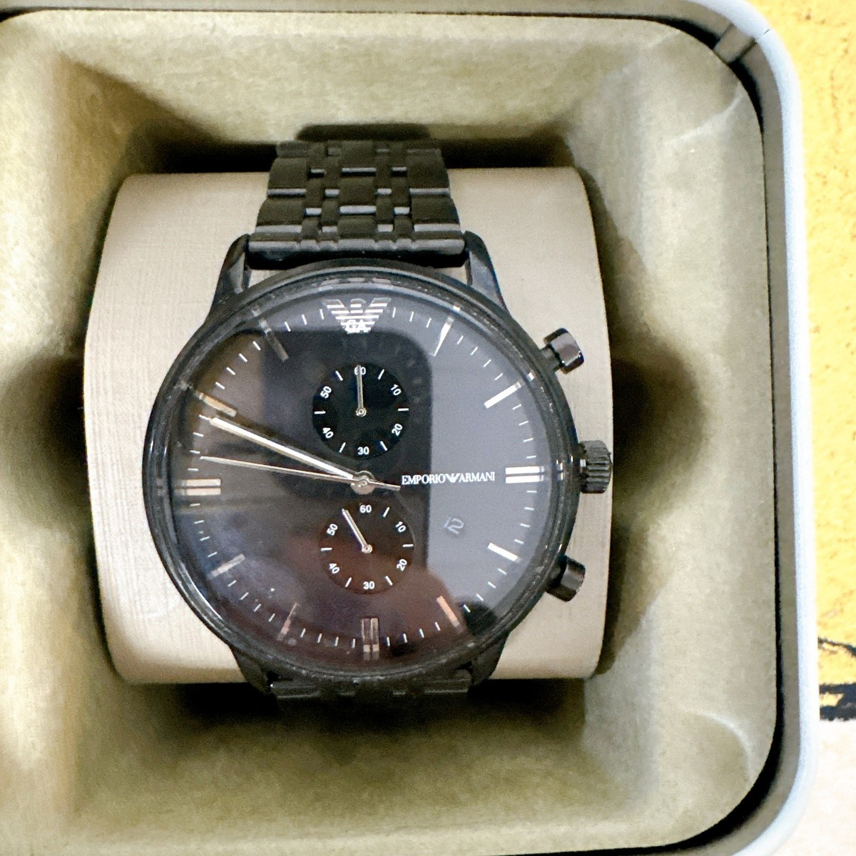 Emporio Armani Retro AR1934 Women's Watch With Black Dial | eBay