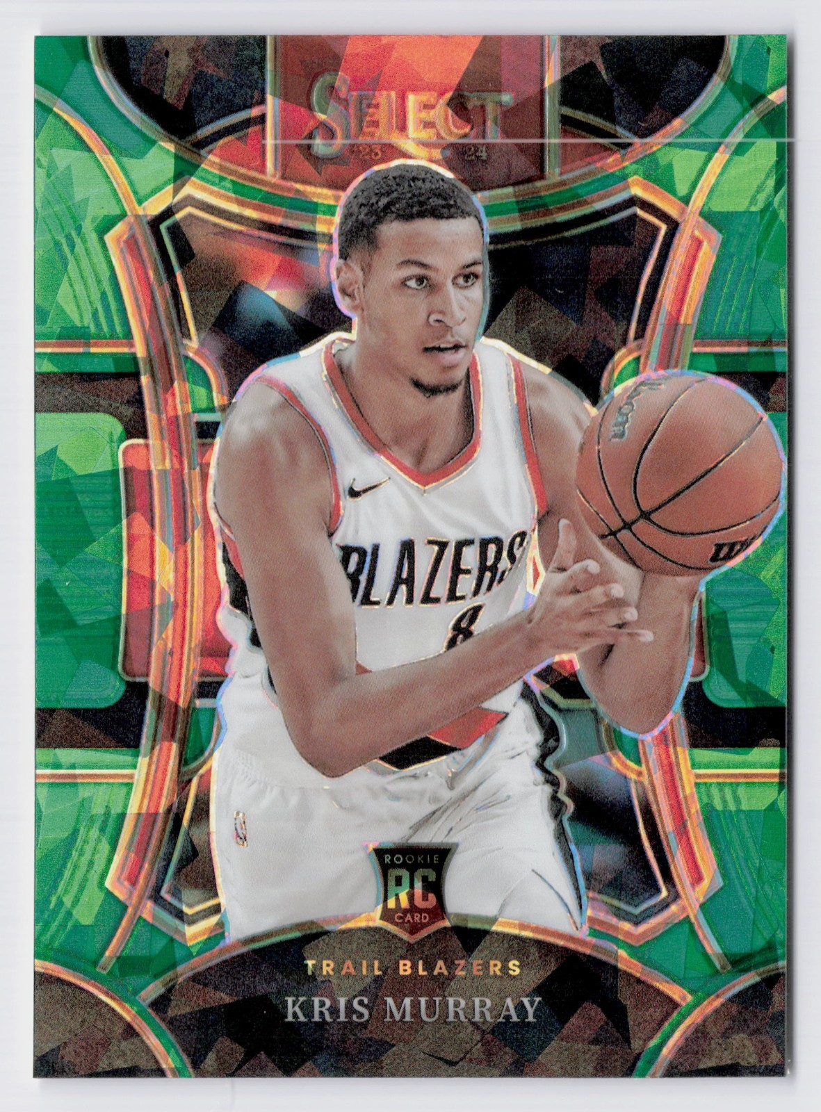 2023-24 Panini Select Mezzanine Level Kris Murray #306 Green Ice Prizm (RC)