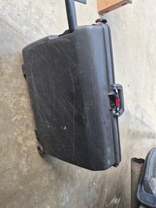 Vintage Samsonite Rolling Catalog Case Hard Shell Briefcase Wheeled Business...