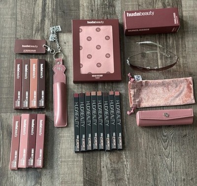 HUDA BEAUTY 20pc MEGA LOT - 8x Liquid Matte Mousse + 8x Lip Contour 2.0