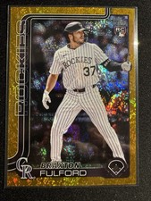 2025 Topps Update Braxton Fulford(RC) Gold Holo Foil /50 #US123 - Rockies