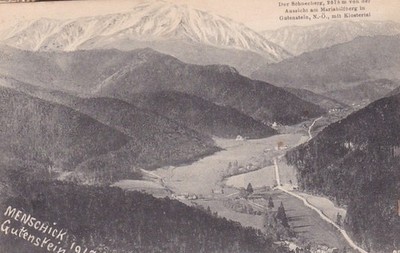 alte AK Gutenstein / Klostertal Schneeberg