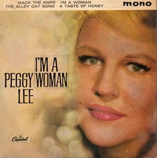 PEGGY LEE   I'M A WOMAN UK CAPITOL  4trk  PS EP  60s POP/MOR