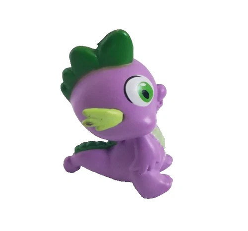 Hasbro My Little Pony Spike the Dragon 1.5" PVC Toy Figure MLP Purple Green