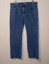 Levis 517 Jeans Mens 36x30 Blue Relaxed Fit Medium Rise Dark Wash Excellent