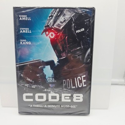 Code 8 DVD 2019 Robbie Amell Stephen Amell Sung Kang Sci-Fi Action Thriller