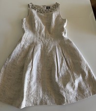 Vince Camuto Jewel Neck Jacquard Dress Size 14