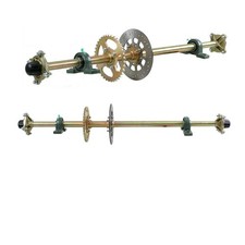 44" Rear Live Axle Hub Complete Kit Disc For Go Kart Golf Cart ATV Buggy Quad