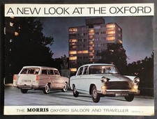 MORRIS OXFORD SERIES VI SALOON & TRAVELLER Car Sales Brochure JUN 1967 #2362/A