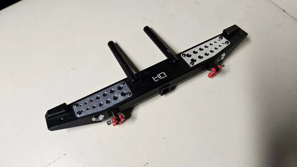🔥 Hot Racing TRX4 Aluminum Rear Bumper Scx10 Crawler TRX4 TRXF03WRA01 RC Truck - Image 3 of 4
