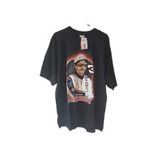 Dale Earnhardt Black T-shirt Size 2XL NASCAR 2000 Winston Cup Schedule Chase New