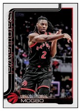 Jonathan Mogbo 2025-26 Topps #29 Toronto Raptors NBA *315