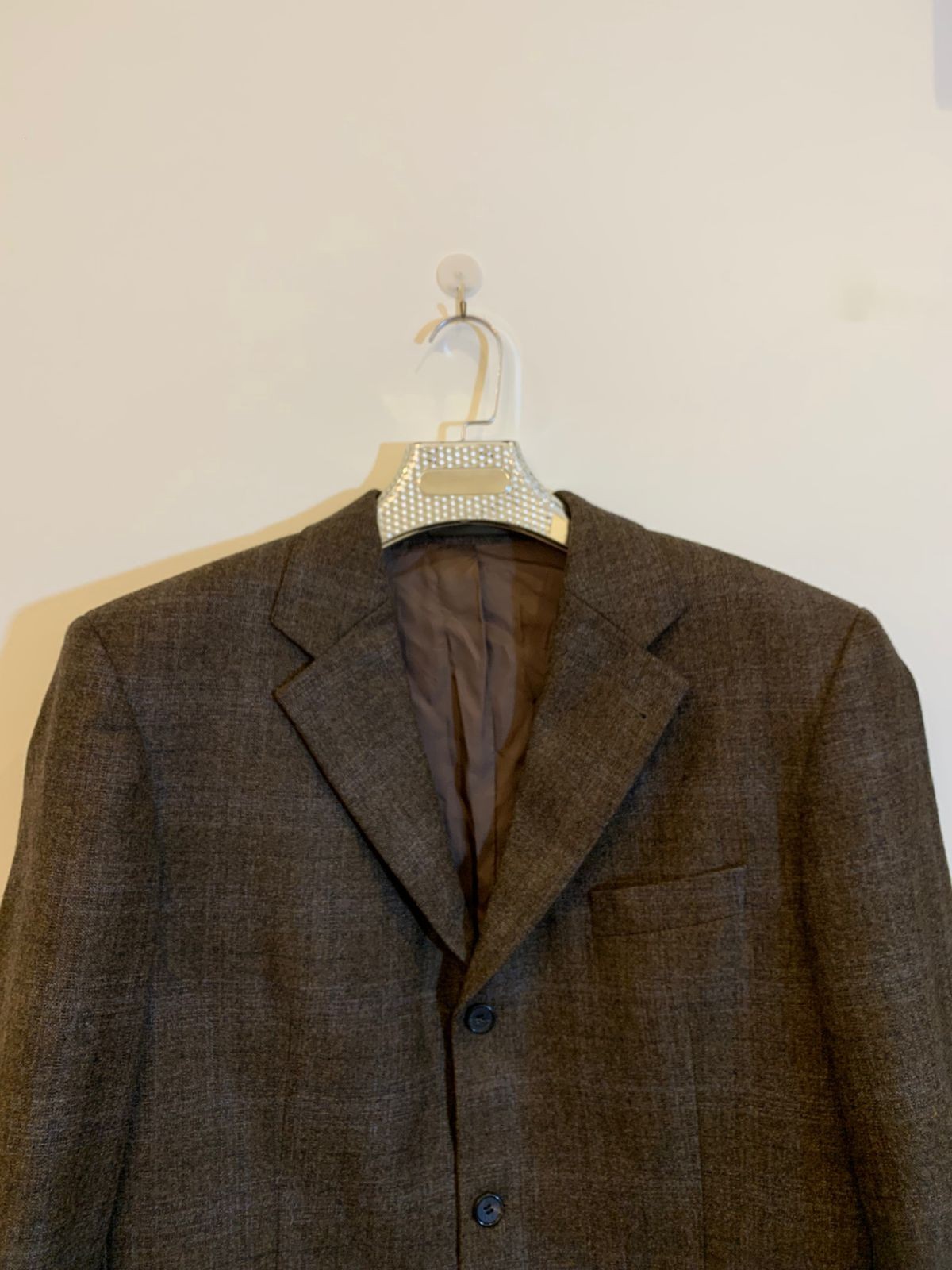 Vintage Hugo Boss 100% Zelanzer merino wool Loro Piana jacket blazer 44R 44L thumbnail 5