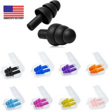 Ear Plugs for Sleeping,Reusable Earplugs for Noise Reduction,8 Pairs Silicone Ea