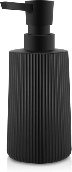 Seifenspender Glas Schwarz Matt Seifenspender KüChe Mit Pumpspender FüR Arbeits-image