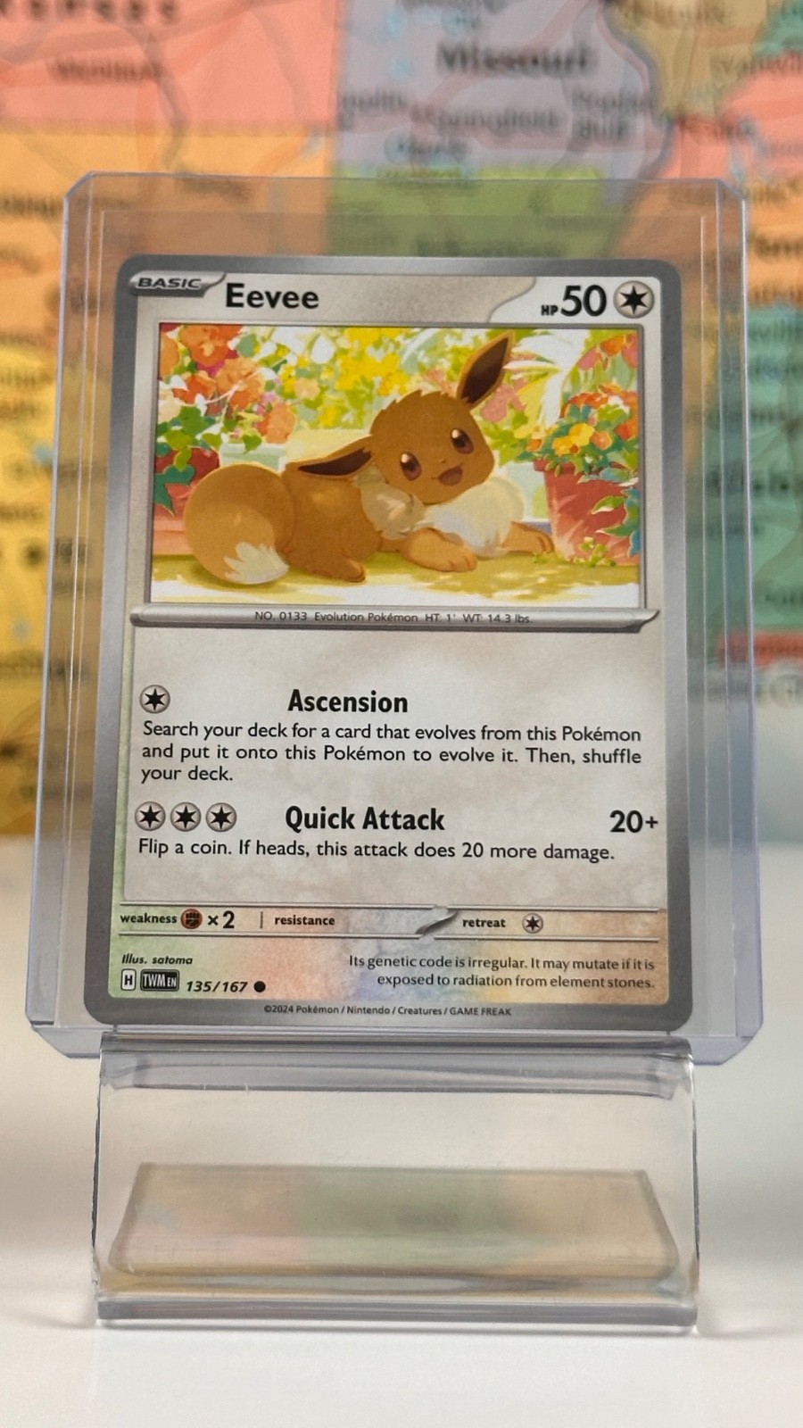 Eevee 135/167 Pokemon Card | SHIPS SAME DAY