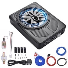 Aktiv-Subwoofer Auto Untersitz Bassbox aktiv 800W Klein Mini Flach